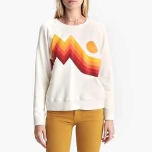 The Square Sweatshirt sunset retro graphic '70s